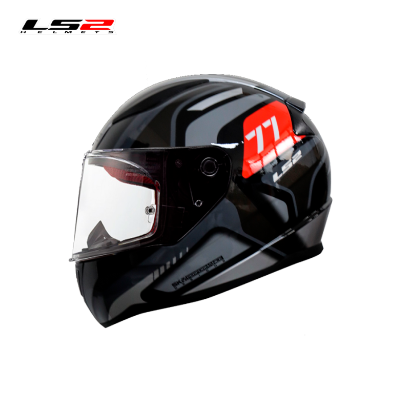 CASCO LS2 FF353 HYPER S NEGRO GRIS Lucero Tu Tienda Online