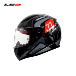 CASCO LS2 FF353 HYPER-S NEGRO/GRIS