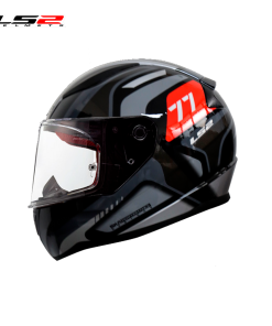 CASCO LS2 FF353 HYPER-S NEGRO/GRIS