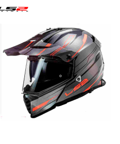 CASCO CROSS LS2 MX436 KNIGTH NARANJA