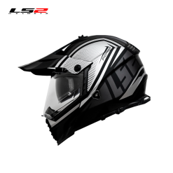 CASCO CROSS LS2 MX436 MASTER TITANIO