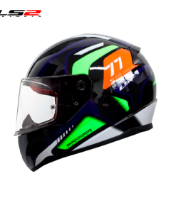 CASCO LS2 FF353 HYPER-S NEGRO/AZUL