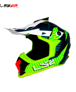CASCO CROSS LS2 MX700 ASTRO COBALTO/AMARILLO