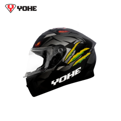 CASCO YOHE Y978 NEGRO/ROJO