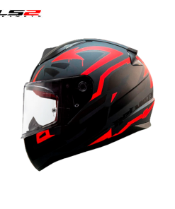 CASCO LS2 FF353 TAGLINE NEGRO MATE / TITANIO