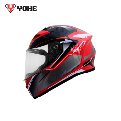 CASCO YOHE Y978 NEGRO/ROJO
