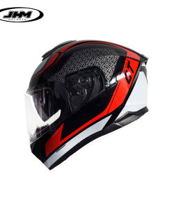 CASCO JHM 802 GT NEGRO ROJO