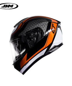 CASCO JHM 802 GT NEGRO NARANJA