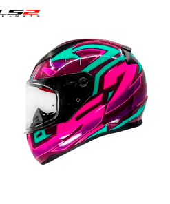 CASCO LS2 FF353 TAGLINE NEON/FUCSIA
