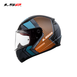 CASCO LS2 FF353 EXTRA GRIS MATE/NARANJA