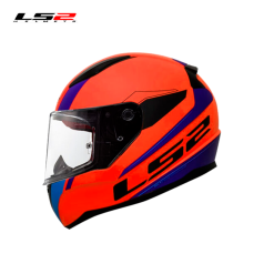 CASCO LS2 FF353 DRIVEWAY NARANJA MATE/AZUL