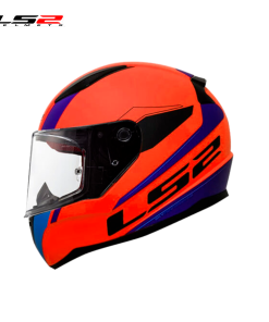 CASCO LS2 FF353 DRIVEWAY NARANJA MATE/AZUL