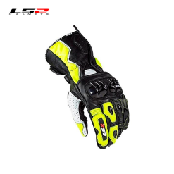 GUANTE PARA HOMBRE LS2 SWIFT RACING NEGRO-AMARILLO NEON