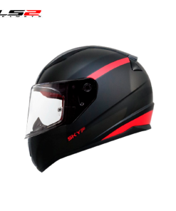 CASCO LS2 FF353 SETHDES NEGRO MATE/ ROJO