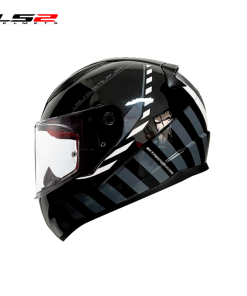 CASCO LS2 FF353 CODENAME NEGRO/BLANCO
