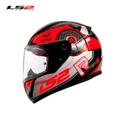 CASCO LS2 FF353 RAPID STRATUS NEGRO ROJO