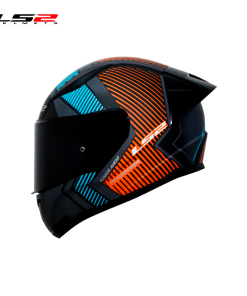 CASCO LS2 NS353 EXTRA GRIS MATE/ NARANJA