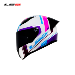 CASCO LS2 NS353 CHOS CLANCO/PURPURA