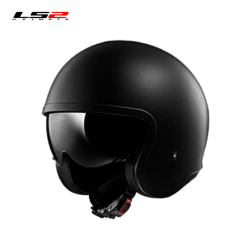 CASCO LS2 OF599 SPITFIRE SINGLE MONO NEGRO MATE