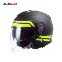 CASCO LS2 OF521 HYPER TITANIO MATE/AMARILLO