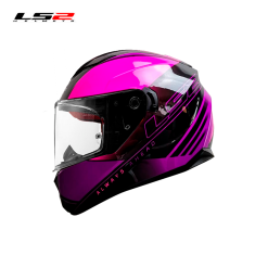 CASCO LS2 FF320 PATH NEGRO/NEON/FUCSIA