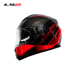 CASCO LS2 FF320 PATH NEGRO/ROJO