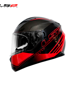 CASCO LS2 FF320 PATH NEGRO/ROJO