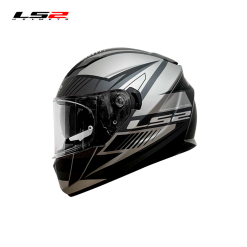 CASCO LS2 FF320 TREPID TITANIO NEGRO/GRIS