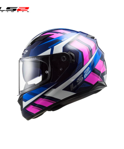 CASCO LS2 FF320 LOOP NEGRO/ROSADO