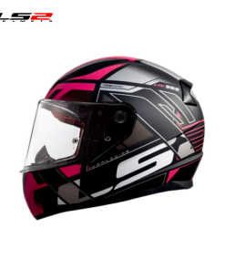 CASCO LS2 FF353 DEVIANT NEGRO MATE/ROSADO