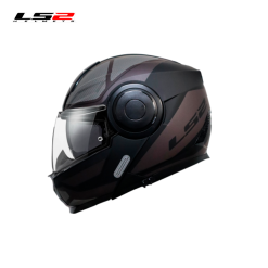 CASCO ABATIBLE LS2 FF902 SCOPE NEGTRO/TITANIO