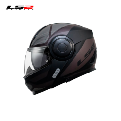 CASCO ABATIBLE LS2 FF902 SCOPE NEGRO/TITANIO CON PINLOCK