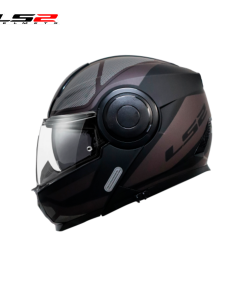 CASCO ABATIBLE LS2 FF902 SCOPE NEGRO/TITANIO CON PINLOCK