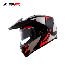 CASCO ARTICULADO LS2 FF324 EVOSUB NEGRO MATE/ROJO