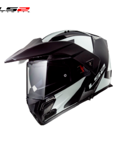 CASCO ARTICULADO LS2 FF324 EVO NEGRO/BLANCO