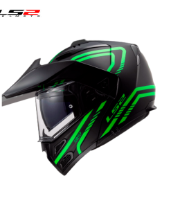 CASCO ARTICULADO LS2 FF324 FIREFLY VERDE MATE