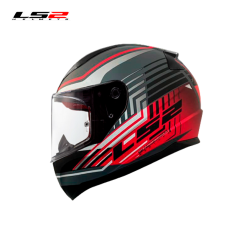 CASCO LS2 FF353 KRUISE GRIS MATE/ROJO