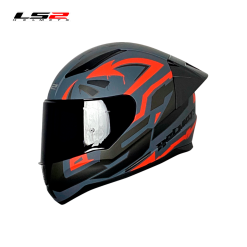 CASCO LS2 NS353 RAP-TAGLINE TITANIO MATE/NEGRO