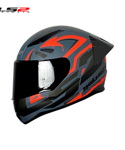 CASCO LS2 NS353 RAP-TAGLINE TITANIO MATE/NEGRO