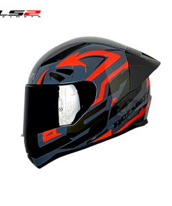 CASCO LS2 NS353 RAP-TAGLINE TITANIO /NEGRO