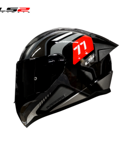 CASCO LS2 NS353 RAPID HYPER-S NEGRO/GRIS
