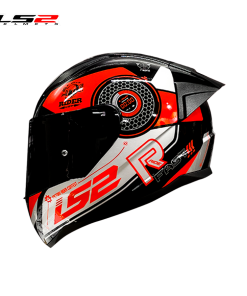 CASCO LS2 NS353 STRATUS NEGRO/ROJO/PLATA