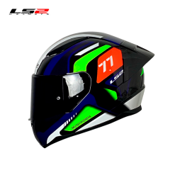 CASCO LS2 NS353 RAPID HYPER-S NEGRO/AZUL