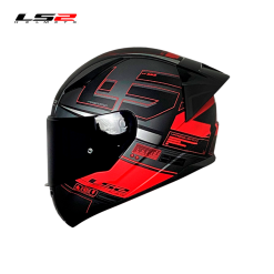 CASCO LS2 NS353 CODEX NEGRO MATE/ROJO