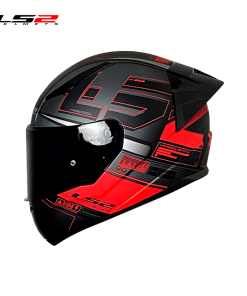 CASCO LS2 NS353 CODEX NEGRO MATE/ROJO