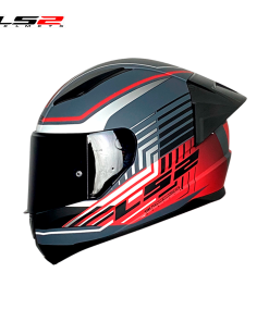 CASCO LS2 NS353 KRUISE GRIS MATE/ROJO
