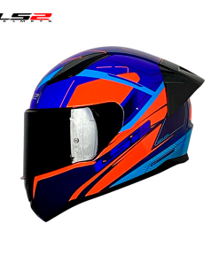 CASCO LS2 NS353 DRAX AZUL/NARANJA