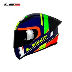 CASCO LS2 NS353 CHOS AZUL/NARANJA