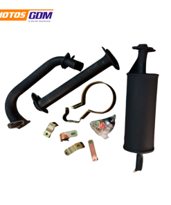 TUBO DE ESCAPE - XL LARGO 2 PIEZAS